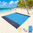 thumbnail image 1 of Beach Blanket, Sandproof Waterproof Beach Mat Quick Dry Lightweight Portable Oversized Picnic Mat, 1 of 5