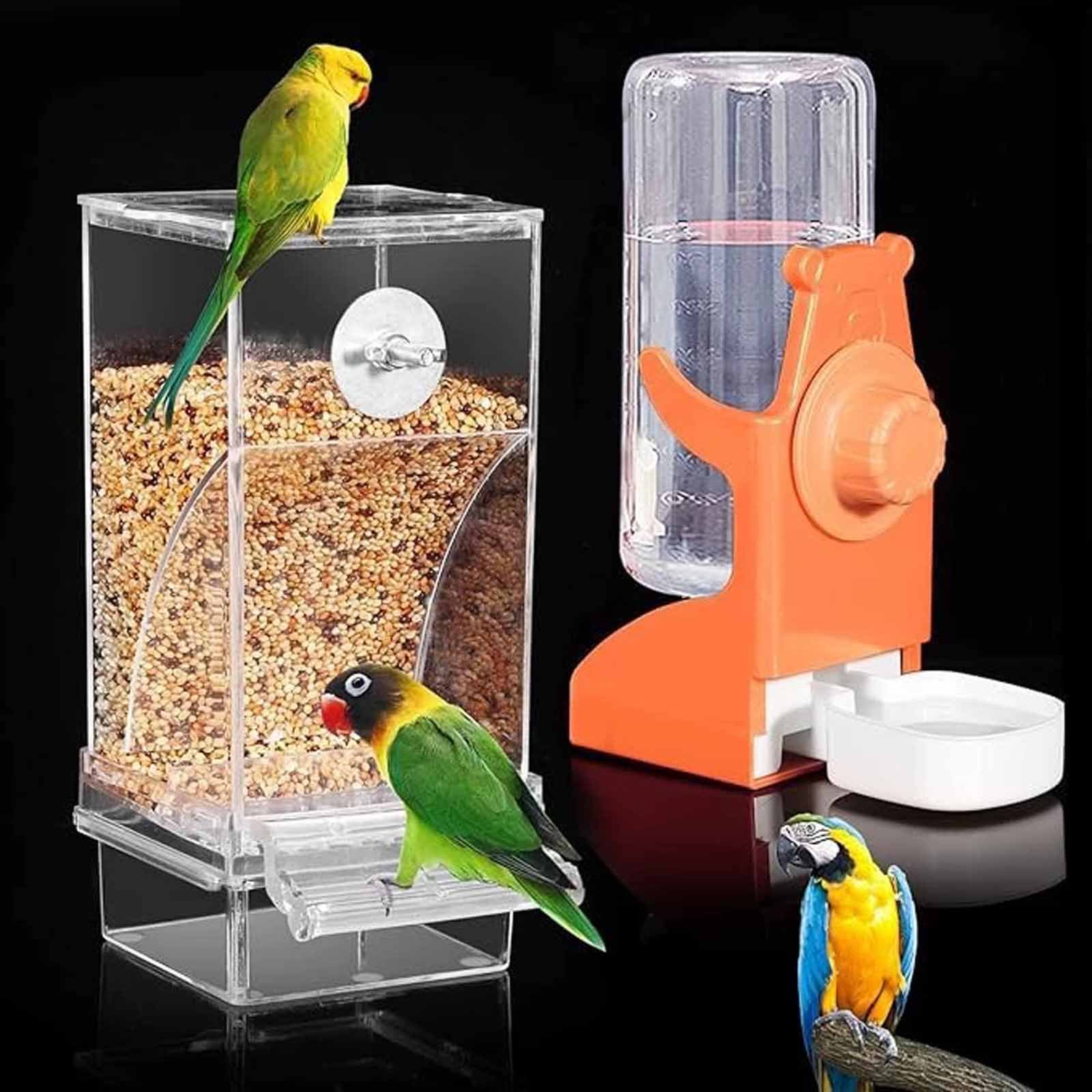 1Pc Bird Feeder Water Dispenser Set B - Automatic Bird Water Feeding Station - Outdoor Garden Yard For Wild Birds Attracting, Easy To Clean & Fill, Bird Watching Accessories