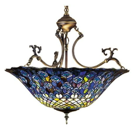 26 Inch Wide Pendant Light - Meyda Tiffany 38159 3 Light 24