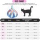 thumbnail image 2 of Juego de arnés y correa para gatos para caminar, arnés y correa ajustables de gamuza sintética suave resistente al escape con tira reflectante para gatos grandes, medianos y pequeños (rosa y azul, M), 2 of 5
