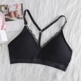 thumbnail image 1 of Big Girls Training Bras Slim Soft Cup Hasp Teen Small Vest Design Wireless Bra, 1 of 4