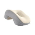 thumbnail image 2 of Almohada de escritorio para siestas, espuma viscoelástica, portátil, multifunción, reposacabezas, suave y práctico soporte para el cuello, cojín de Beige, 2 of 8