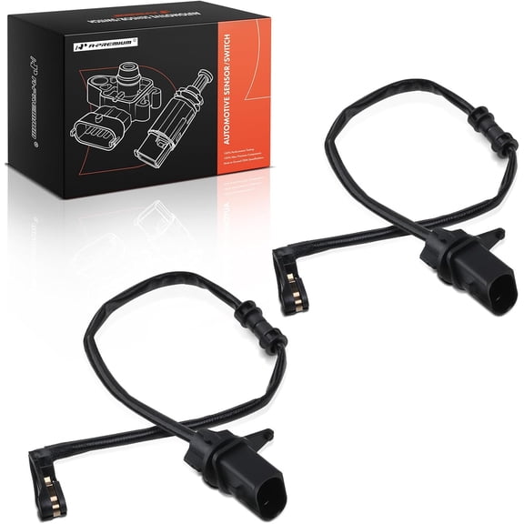 A-Premium Front Disc Brake Pad Wear Sensors Compatible with Audi A6/A6 Quattro/A7 Quattro 2012-2018, A8 Quattro 2010-2017, Q5 2013-2016, S6/S7 2013-2018, S8 2013-2017, SQ52014-2017, 2-PC Set