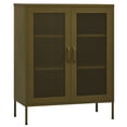 thumbnail image 4 of vidaXL Storage Cabinet Sideboard Filing Cabinet with Shelves for Hallway Steel, 4 of 74
