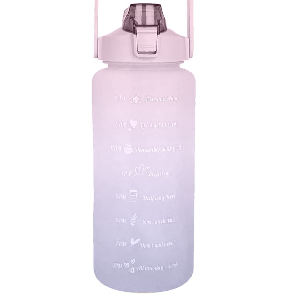 Botella De Agua Shendy Vendy Deportiva 2 Lts Con Popote