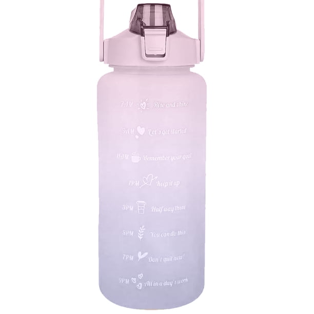 Botella De Agua Shendy Vendy Deportiva 2 Lts Con Popote