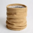 thumbnail image 3 of Bufanda de lana con cuello grueso para mujer, bufanda de punto cálida de terciopelo para otoño e invierno, moda coreana que combina con todo, 3 of 6