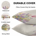thumbnail image 4 of Waterproof Throw Pillow Covers Set of 2, 20x12 Inch Spring Floral Decorative Pillowcases Outdoor Pillow Slip Cushion Covers Set for Couch Tent Pink Tulip Summer Botanical Rustic, 4 of 7