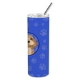 thumbnail image 3 of Carolines Treasures WDK1211TBL20 Shih-Tzu Red  Stainless Steel 20 oz Skinny Tumbler Blue 20 oz multicolor, 3 of 4