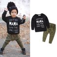 thumbnail image 2 of Sudadera de manga larga para bebé, conjunto de pantalones, trajes de otoño de algodón (18-24M) Ndcxsfigh Para estrenar, 2 of 9