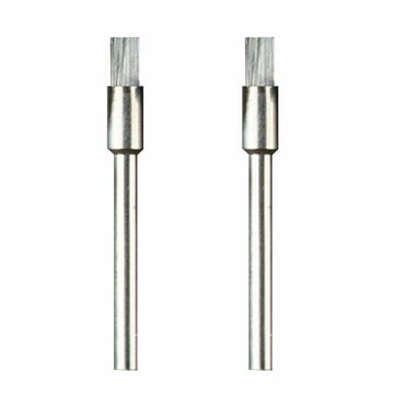 Dremel 443-02 1/2 In. Carbon Steel Brushes (2 Pack)