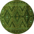 thumbnail image 1 of Ahgly Company Indoor Round Persian Green Traditional Area Rugs, 4' Round, 1 of 1