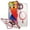 Red, variant on for iPhone 16 Clear Case, Compatible with MagSafe, Built-in Camera Ring Stand, Clear Slim Drop Shockproof Full Body Protective Magnetic Phone Case Cover for iPhone 16, Black