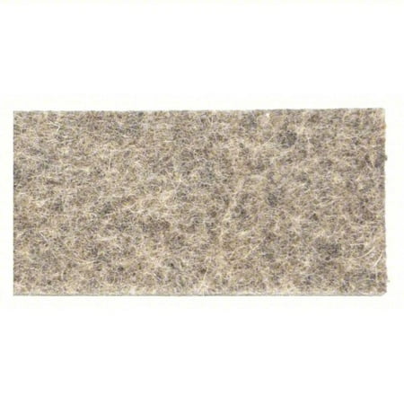 

3/16 Thick 60 x 12 Gray Firm Wool Fiber Felt F3 Sheet with Plain Backing