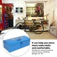 thumbnail image 4 of "Sturdy Portable Tool Storage Box with Lock, Durable Iron Construction, Large Capacity for Home and Automotive Tools, Lightweight and Easy to Carry", 4 of 7
