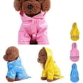 thumbnail image 2 of Imperméable pour Chiot avec Chapeau, Veste Imperméable Réfléchissante en PU pour Chat, 2 of 5