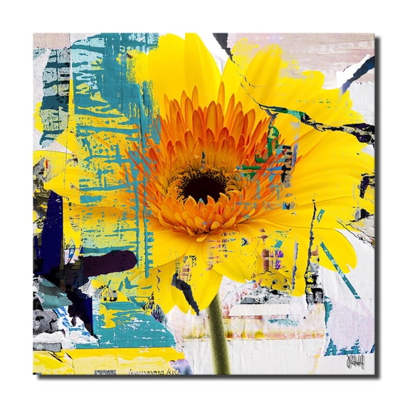 Ready2HangArt 'Painted Petals LXXXIII' Canvas Wall Art 16" W x 16" H