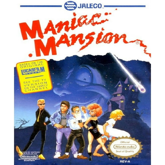 Restored Maniac Mansion (Nintendo NES, 1990) (Refurbished)