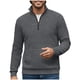 thumbnail image 4 of Ceisia Men Solid Color Long Sleeve Zippered Hooded Sporty Casual Daily Gift Outdoor Athletic Top, 4 of 6