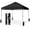 Black, variant on CROWN SHADES 10x10 Pop Up Canopy Beach Tent with One Push Setup Instant Outdoor Canopy Tent Sun Shade for Events Sky Blue