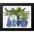 thumbnail image 2 of Fab Funky 24x20 Black Modern Framed Museum Art Print Titled - Chinoiserie Vase Group 1, 2 of 5