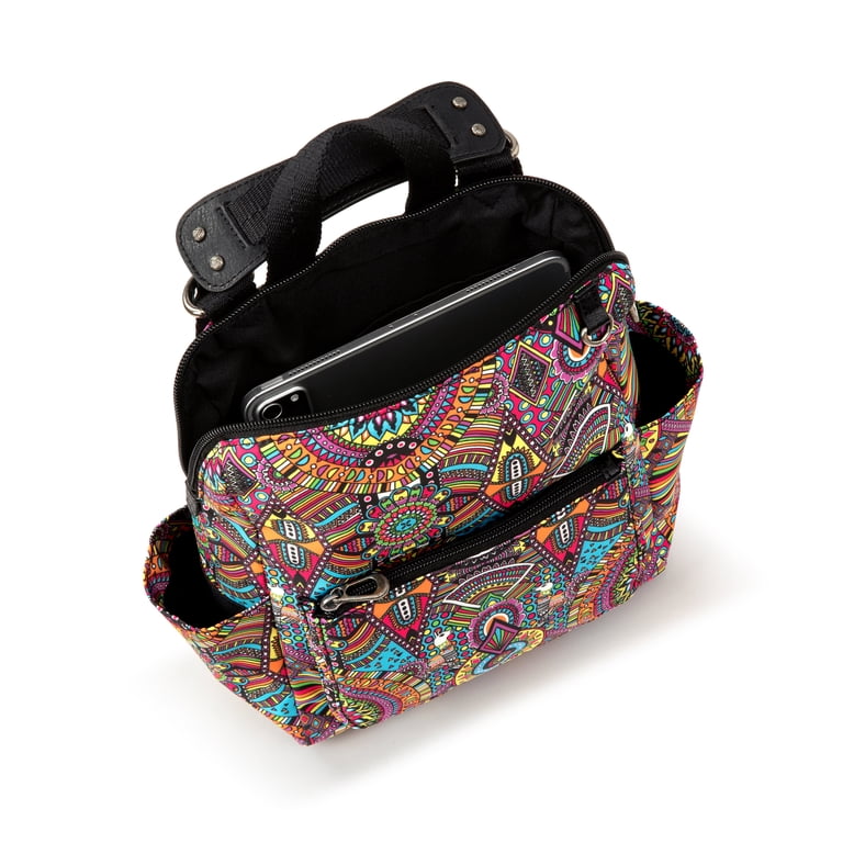 Sakroots Eco-Twill Loyola Convertible Backpack ? Sakroots womens Eco-twill Loyola Convertible Backpack, Royal  main image 3