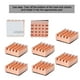 thumbnail image 5 of Disipador De Calor De Cobre Puro Ram Disipador De Calor De Aleta De Refrigeración Para Tarjeta Gráfica Notebook Cpu 8Uds Guardurnaity EL007377-00, 5 of 6