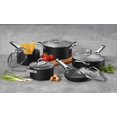 thumbnail image 2 of Starfrit The Rock 10-Piece Non-Stick Cookware Set - Stainless Steel Handles - Durable Forged Aluminum - Oven Safe - Easy to Clean – Black, 2 of 4