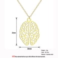 thumbnail image 4 of Brain Neurology Biology Psychology Gift Jewelry stainless steel Pendants, 4 of 4
