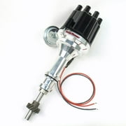 Pertronix D7132700 Flame-Thrower Billet Distributor with Ignitor III Electronics. Vacuum Advance.Black Female Style Cap
