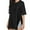 Black, variant on Tittly T Shirts for Women Basic Tees Women's Loose Side Slit Pure Cotton Short Sleeved Women's Comfortable Round Neck Solid Color T Shirt Tshirts Shirts Womens Tops Black L