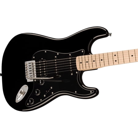 Squier by Fender / Sonic Stratocaster HSS Maple Fingerboard Black Pickguard Black スクワイヤー スクワイヤー バイ フェンダー エレキギター