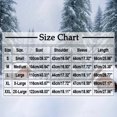thumbnail image 3 of Craaazy Women's Casual Christmas Printed Tops Round Neck 3/4 Sleeve T-shirt Fashionable Santa Blouse Gifts, 3 of 5