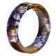 thumbnail image 3 of Anillo de dedo transparente con flores secas de madera para mujer, joyería creativa, regalo de cumpleaños, 3 of 4