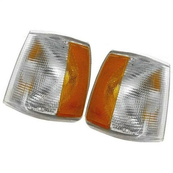 1 Pair Turn Signal Corner Light Lamp Left Right for 1990-1995 for 940 960 740 Replacement 13696091 VO2520105