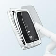 thumbnail image 4 of Zinc Alloy Gradient Glass Back Cover Key Fob Case Holder Shell Accessories Compatible for Lexus ES350 ES300h UX200 LS500 LS500H LC500 LC500h GX460 IS350 2018-2022 Smart Key Case, 4 of 9