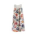 thumbnail image 4 of IROINNID Women's Sleeveless Shift Dress Casual Fashion Splicing Lace Floral Dress Round Neckline Short Women Dress, 4 of 6