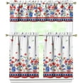 thumbnail image 6 of Xidingyue 4th of July Patriot Kitchen Curtains and Valances Sets, 36 x 27.5 in, 6 of 6