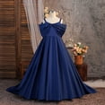 thumbnail image 7 of Fozruso Girls' Casual Dress Girls' Party Dress With Satin Bodice Sleeveless Bow Detail Wedding Birthday Dress,12-13 Years, 7 of 7
