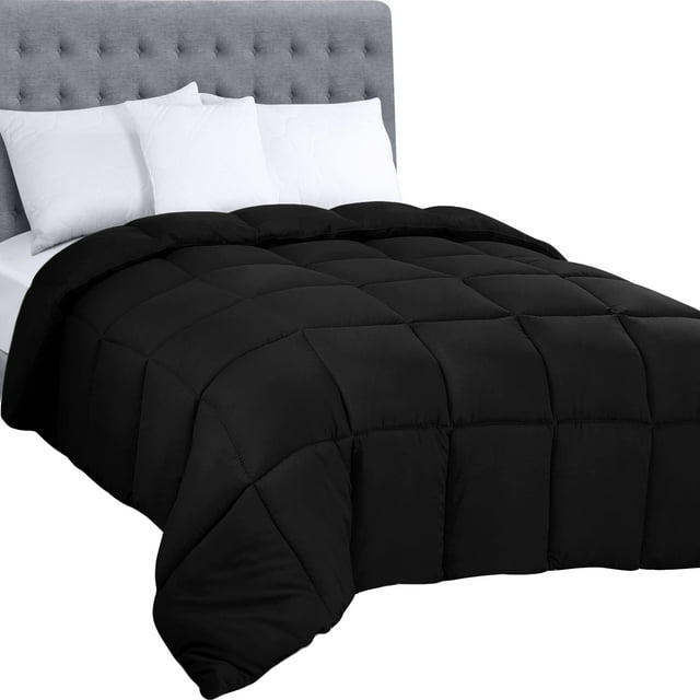 Ropa de cama Edreforter Utopia, tamaño king, para todas las estaciones, color negro