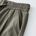thumbnail image 6 of Men's Drawstring Elastic Loose Ice Silk Pants - Nylon Spandex, Jogging, Straight Leg, Casual, 6 of 8