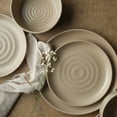 thumbnail image 6 of Earth & Clay Ion 12-Piece Dinnerware Set Stoneware, Beige, 6 of 6