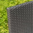 thumbnail image 2 of Porto Outdoor 5 Piece Square Wicker Dining Set with Cushions, Grey, Silver, 2 of 9