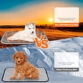 thumbnail image 4 of Self Heating Pet Mat for Cats & Dogs, Washable Thermal Kennel & Crate Pad with Non-Slip Bottom, Indoor & Outdoor(RL Gray,45 x 28 Inches 1 PC), 4 of 7