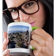 thumbnail image 2 of 3drose, Usa, Washington, Mt Saint Helens Monitor Ridge Trail - Us48 Mfr0069 - Mfr, 11oz Two-tone Green Mug, 2 of 6