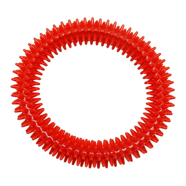 Milaget Bracelet Anti-Stress Sensoriel à Pointes, Jouet Anti-Stress Réutilisable Massage Sensoriel pour l'Éveil à la Maison Enfant Préscolaire Éducation Précoce Rouge