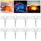 thumbnail image 4 of Clavo 10 Uds Luminoso Tres Ojos Hilo Tienda Clavija Clavos Al Aire Camping Tablero Tornillo Punta De Plástico, 4 of 7