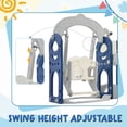 thumbnail image 2 of 5 in 1 Kids Slide and Swing Set, Freestanding Climber Slide Playset with Telescope, Indoor Outdoor Playground, 2 of 8
