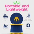 thumbnail image 4 of SAYOO , orinal portátil para niños pequeños, orinal de viaje, orinal, asiento de entrenamiento, WC para niños, orinal plegable para bebés, silla para exteriores SAYOO Moderno diseño moderno, 4 of 9