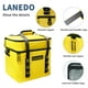 thumbnail image 3 of Nevera térmica Lanedo Lunch Soft Cooler para 20 latas, con aislamiento, color naranja, 3 of 7